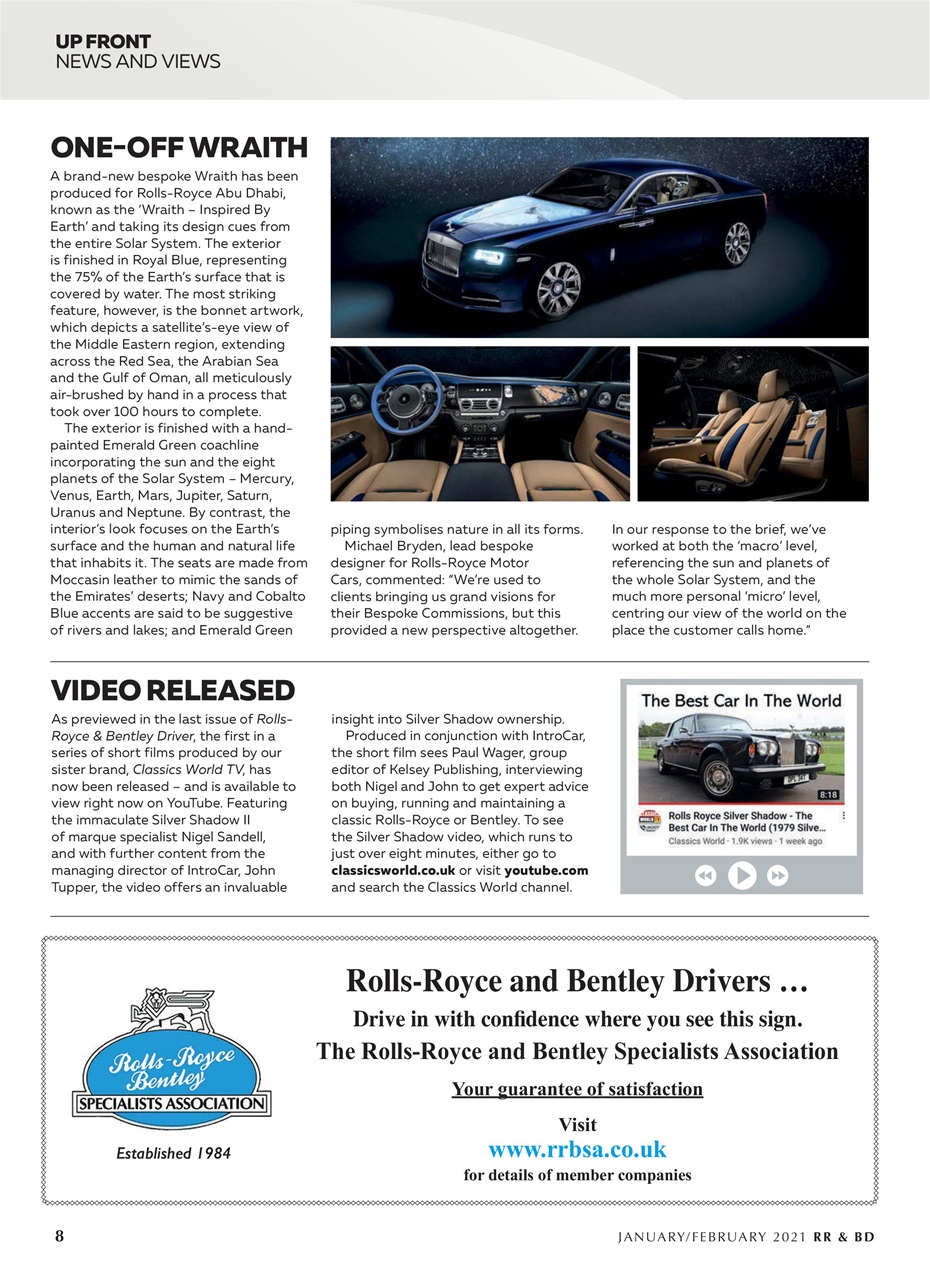 Rolls-Royce & Bentley Driver Preview Pages