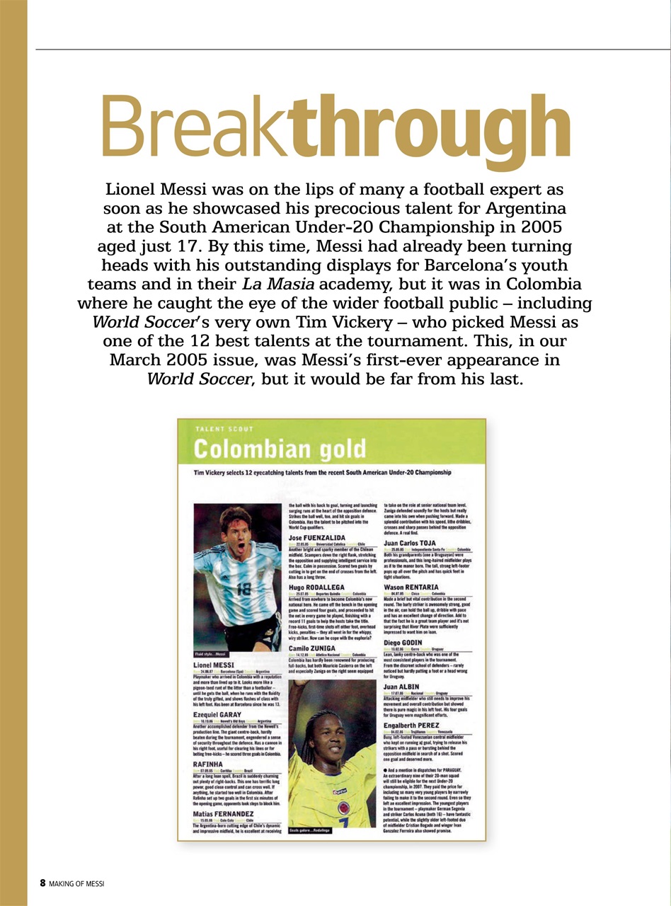 World Soccer Presents Preview Pages