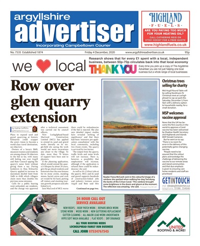 Argyllshire Advertiser issue 04/12/20