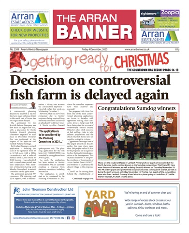 Arran Banner issue 04/12/20