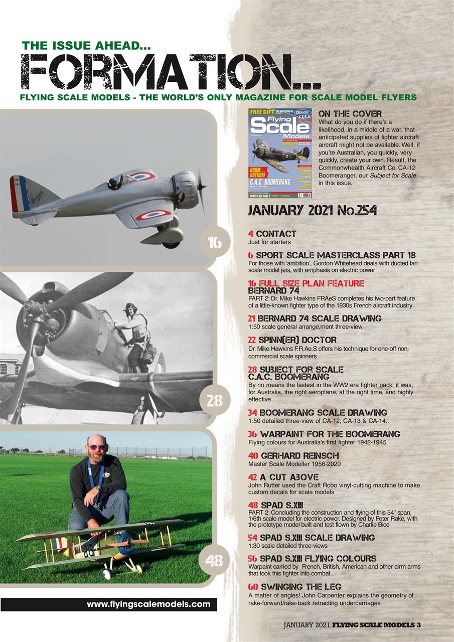 Flying Scale Models Preview Pages