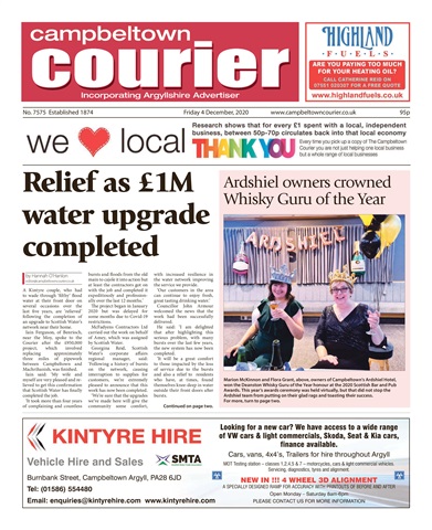 Campbeltown Courier issue 04/12/20