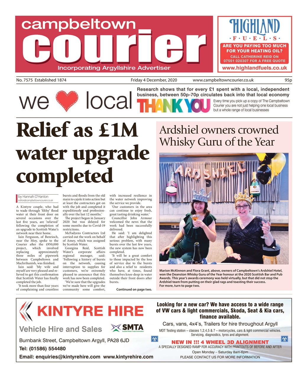 Campbeltown Courier Preview Pages
