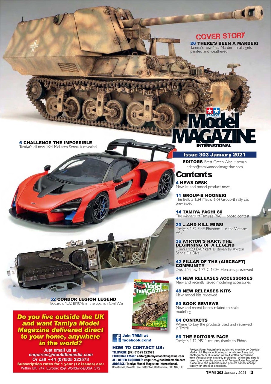 Tamiya Model Magazine Preview Pages