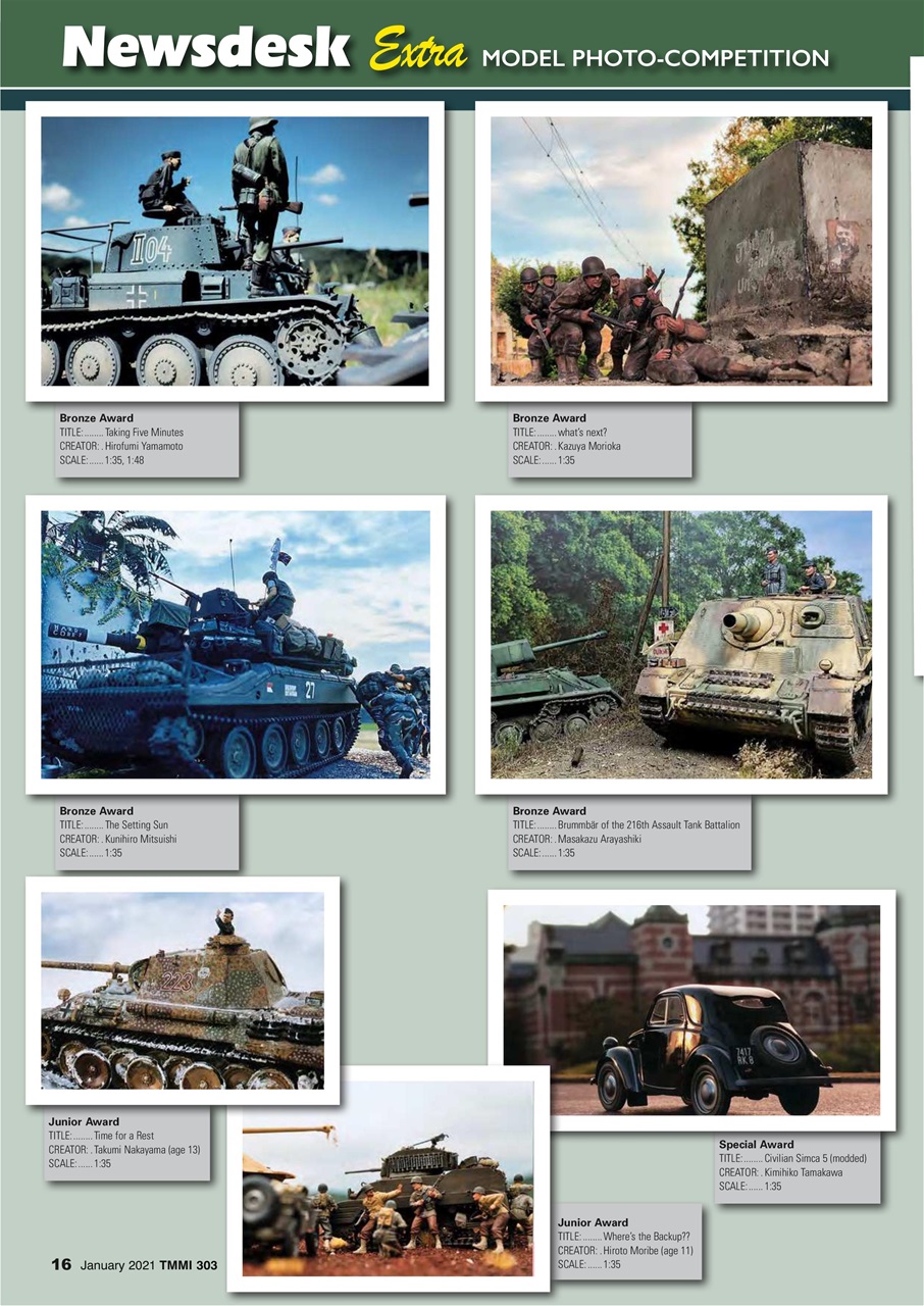 Tamiya Model Magazine Preview Pages