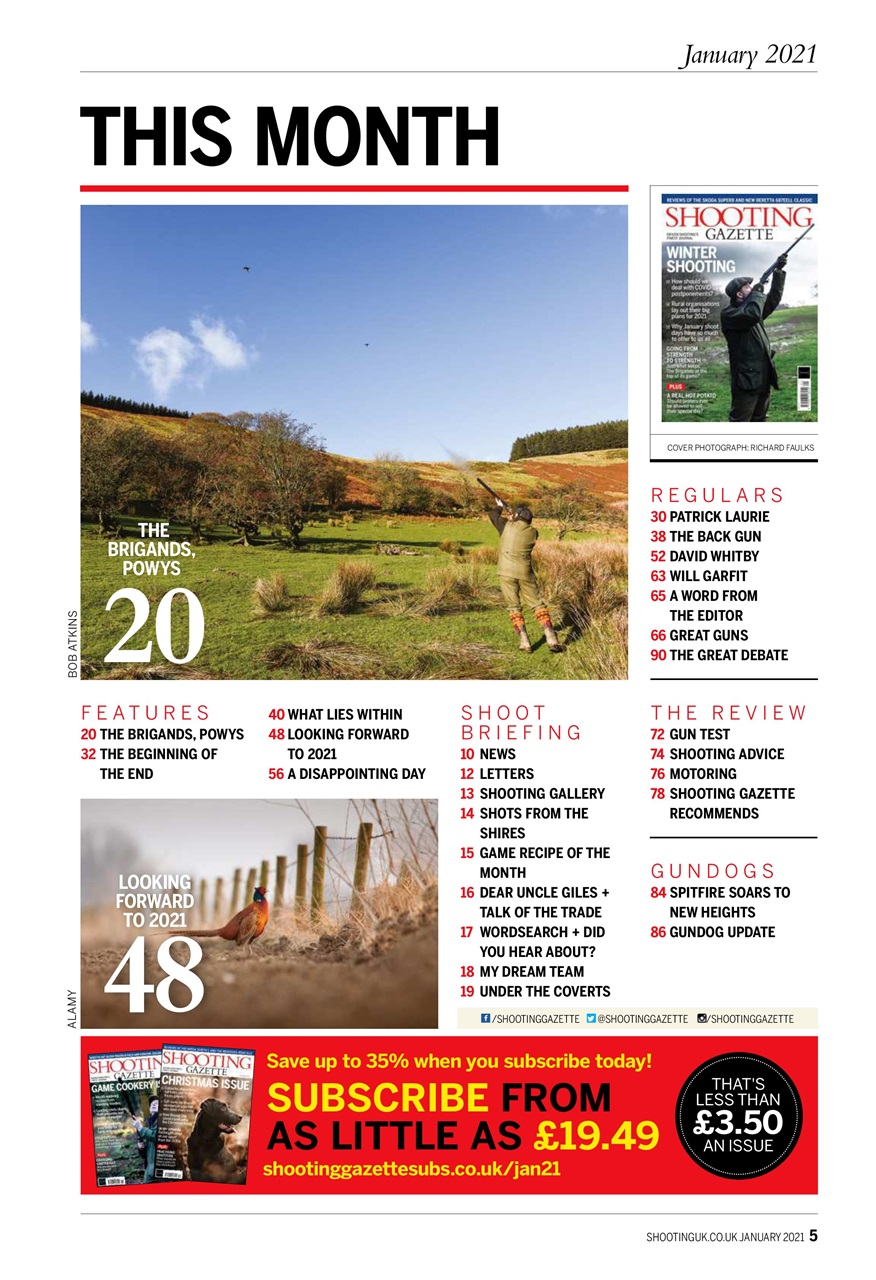 Shooting Gazette Preview Pages