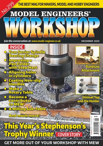 Model Engineer & Workshop Magazine issue Dec/Jan-21