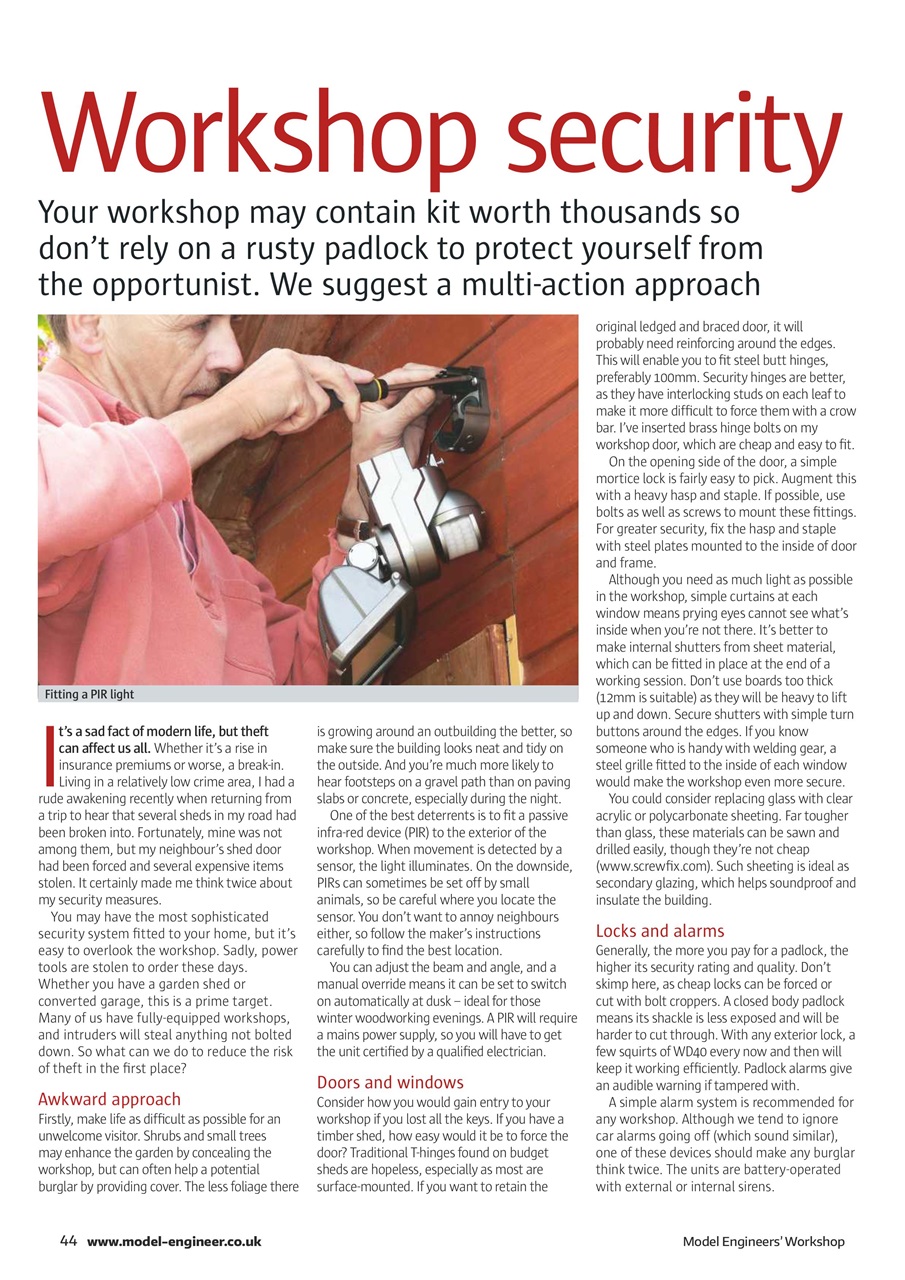 Model Engineer & Workshop Magazine Preview Pages