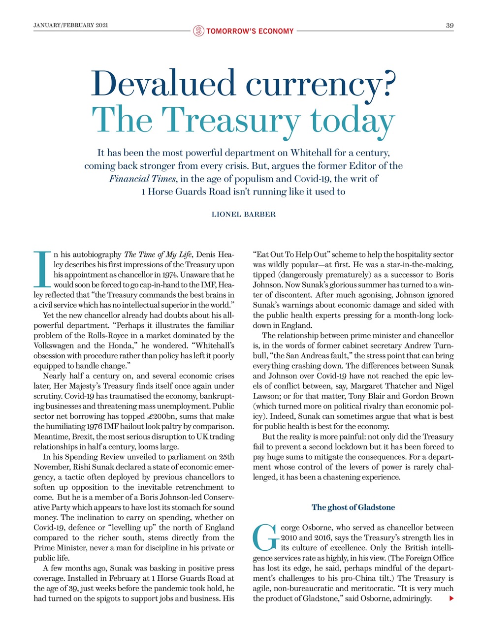 Prospect Magazine Preview Pages