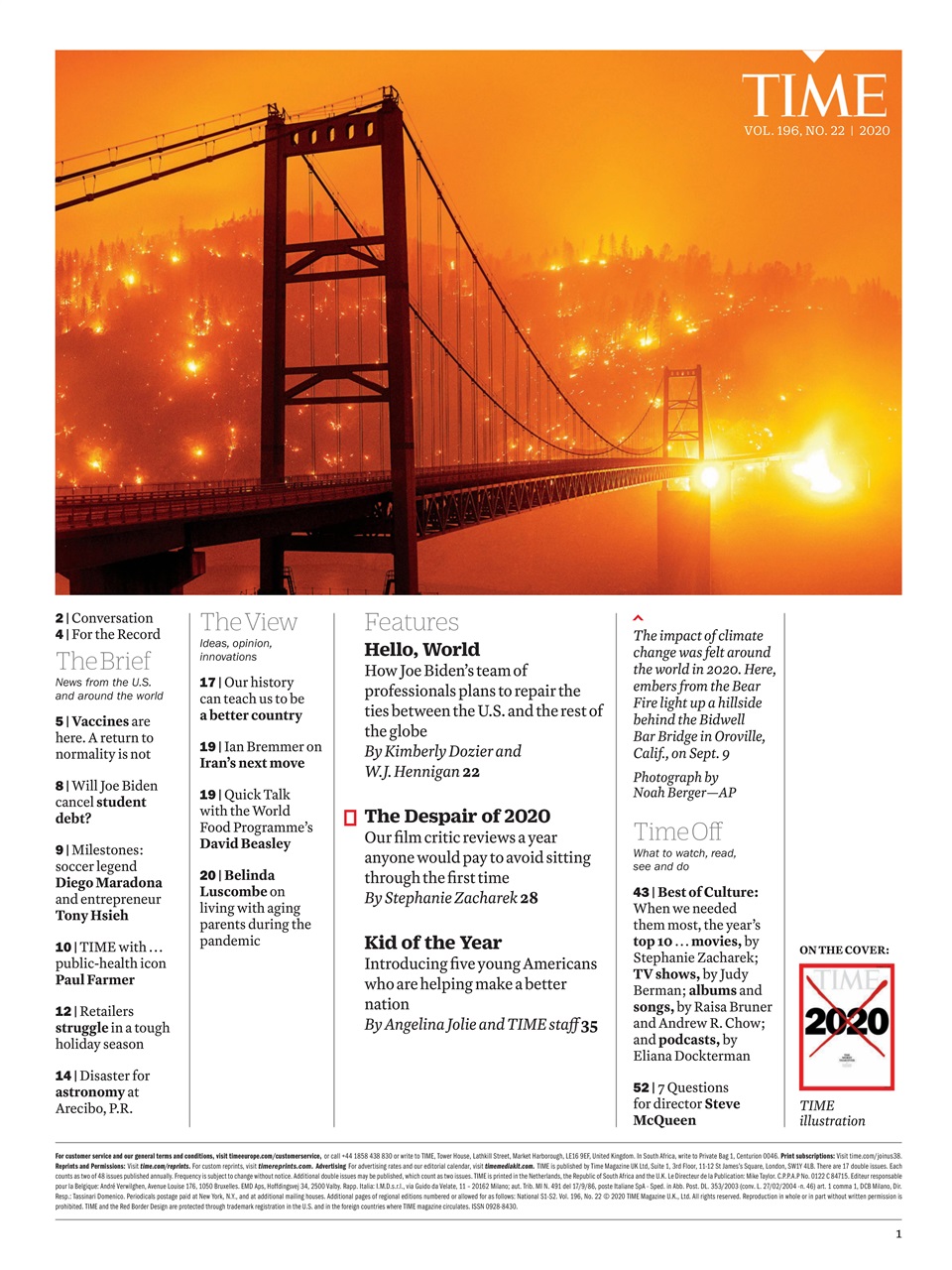 TIME Magazine Europe Preview Pages