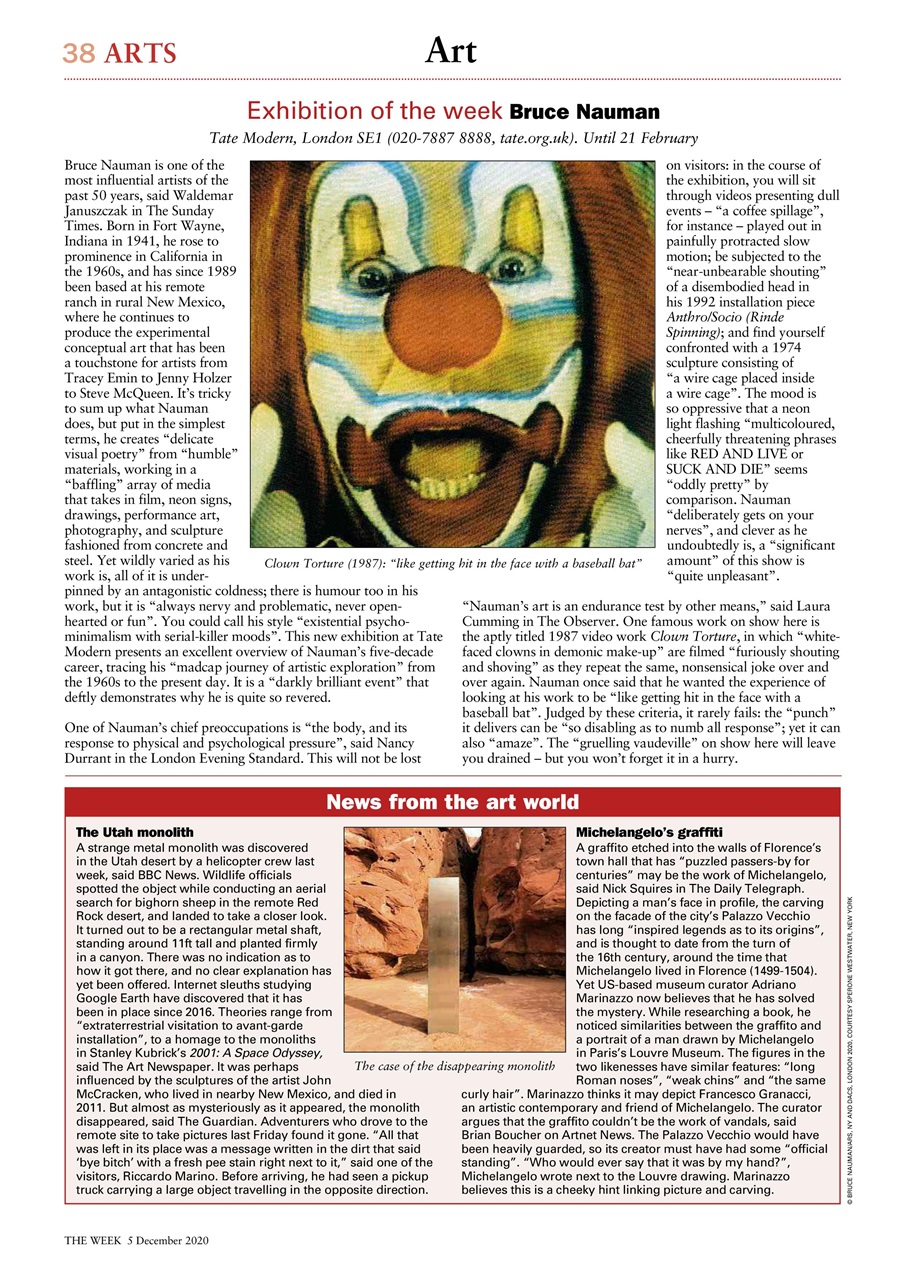 The Week Preview Pages