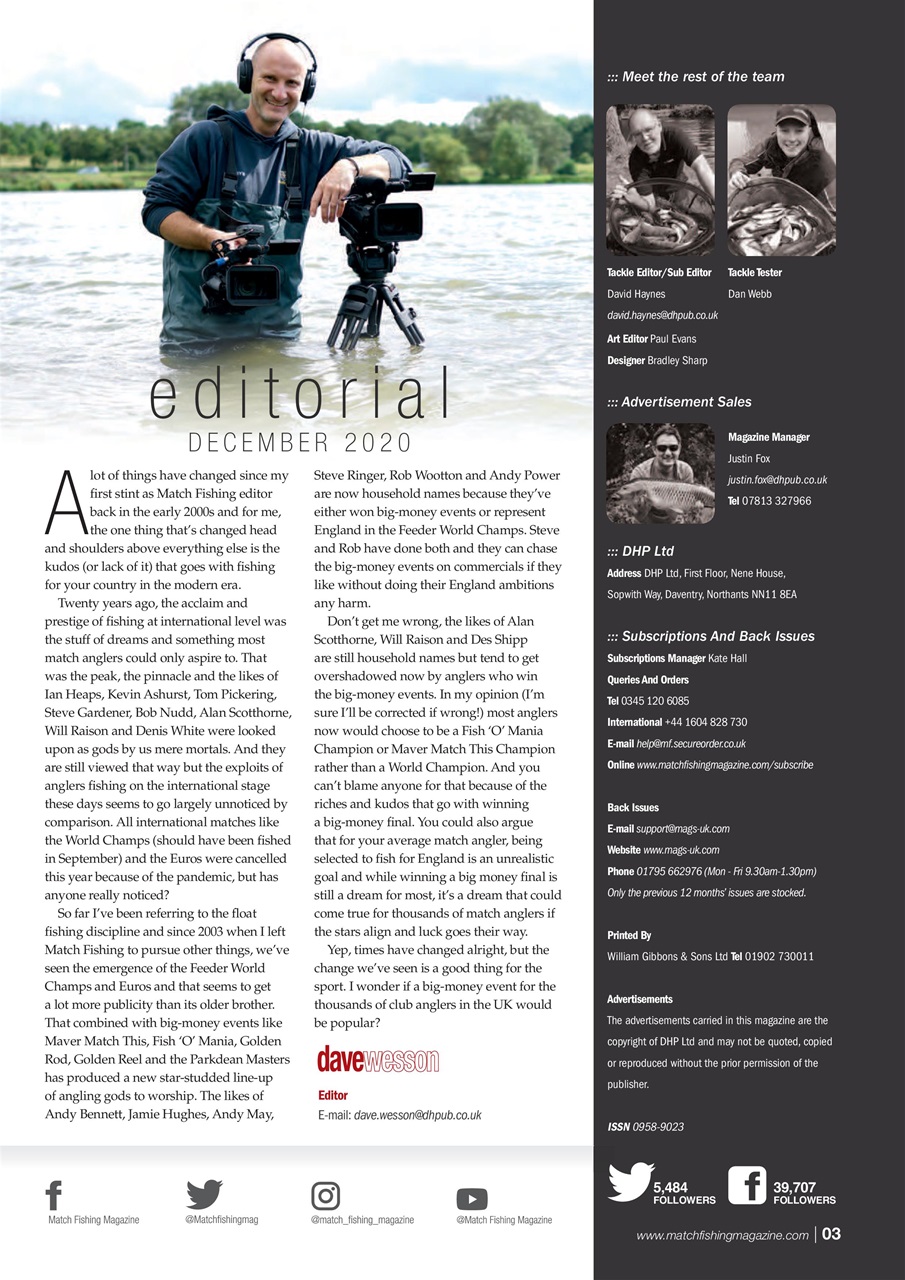 Match Fishing Preview Pages