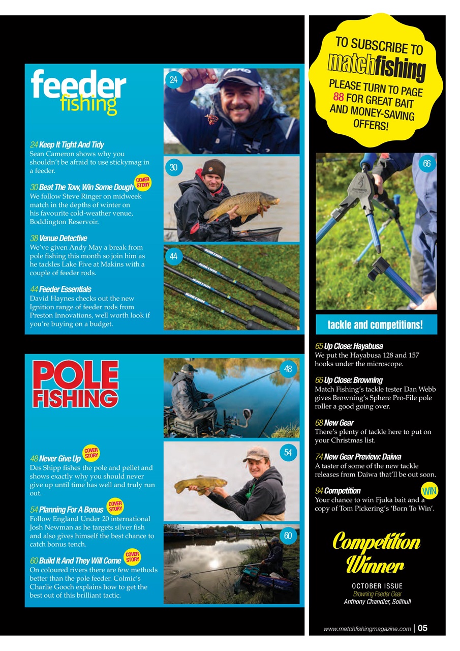 Match Fishing Preview Pages