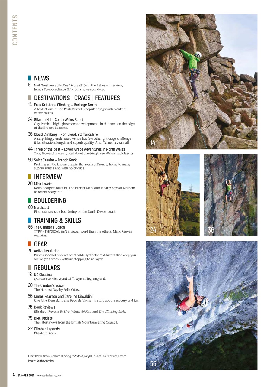 Climber Preview Pages