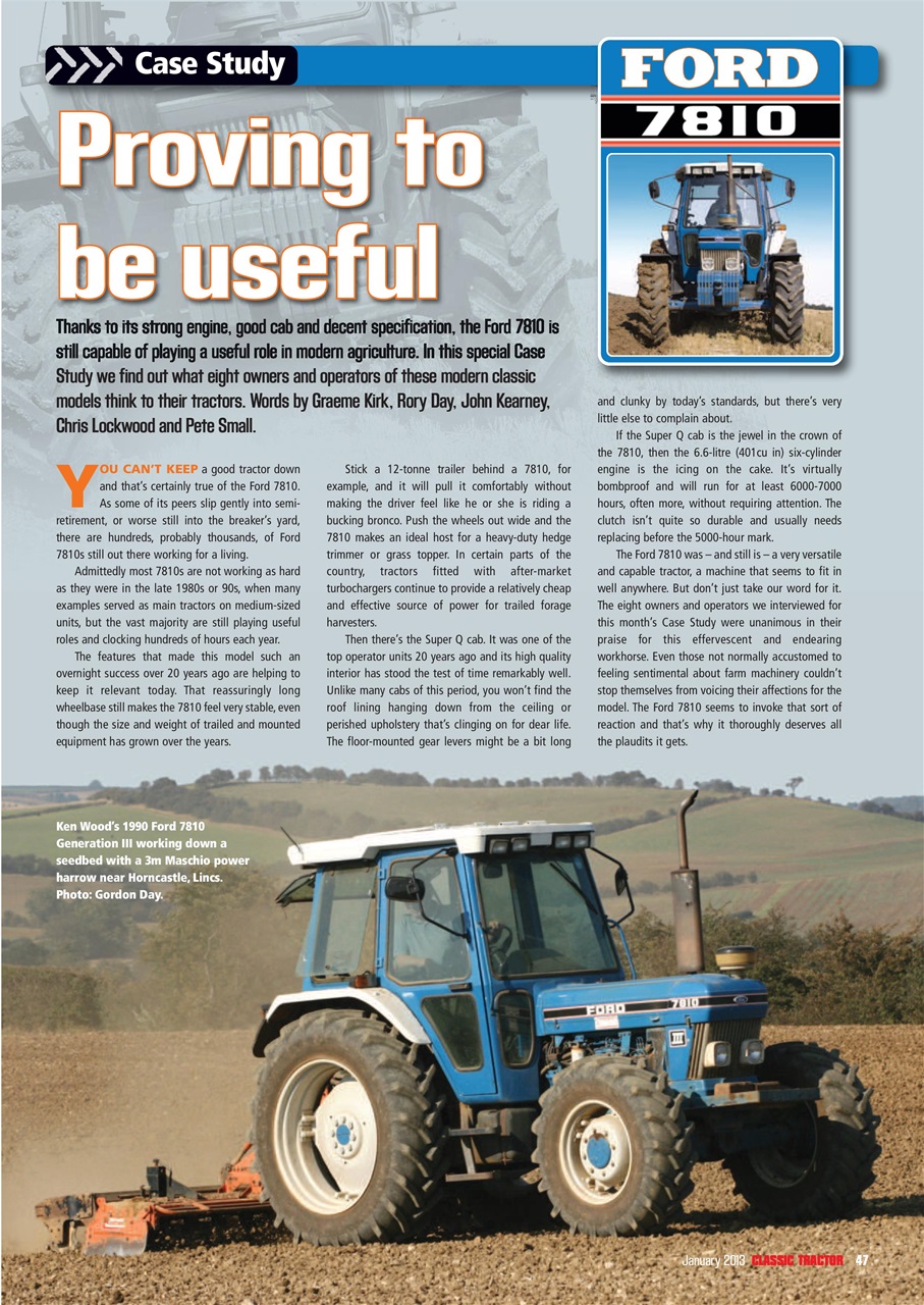 Classic Tractor Preview Pages