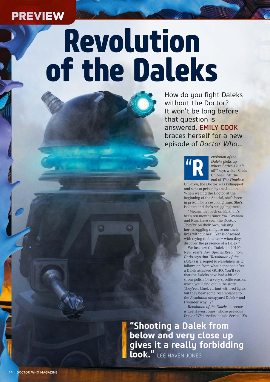 Doctor Who Magazine Preview Pages
