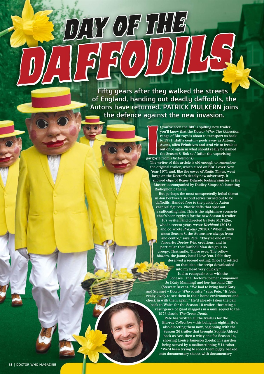 Doctor Who Magazine Preview Pages