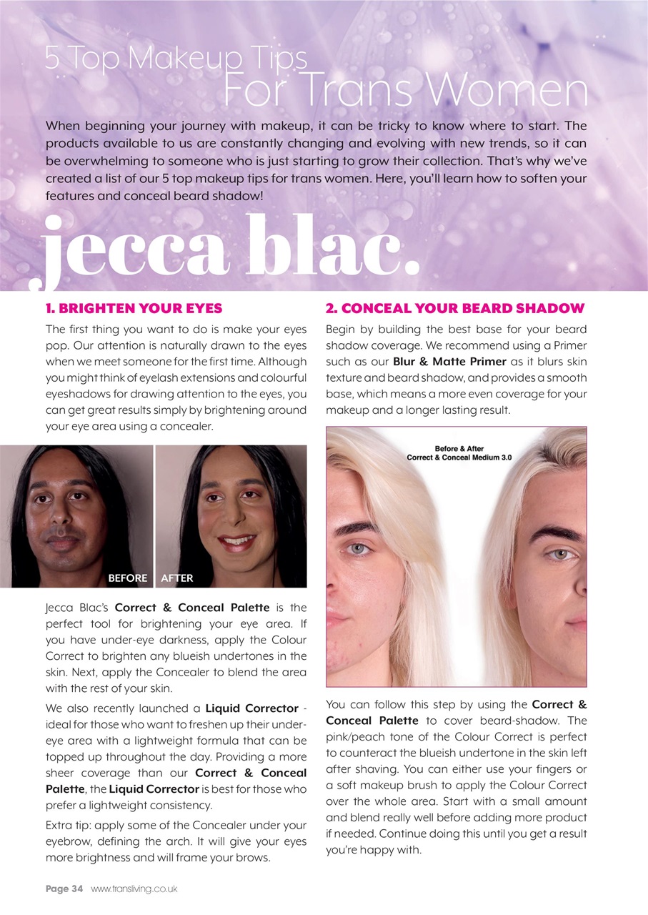 Transliving Magazine Preview Pages