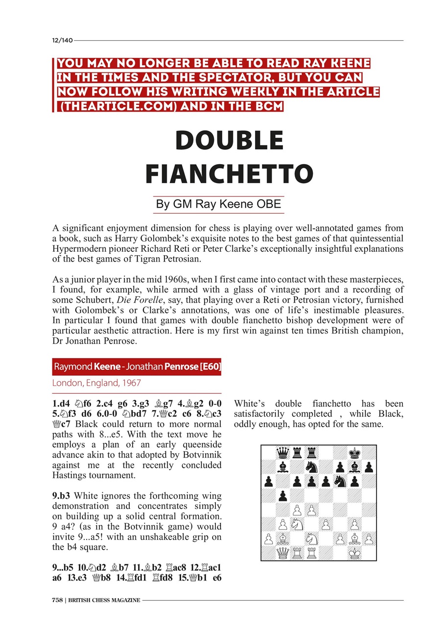 British Chess Magazine Preview Pages