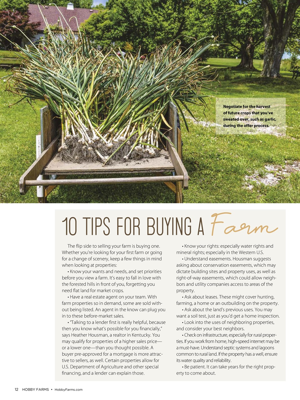 Hobby Farms Magazine Preview Pages