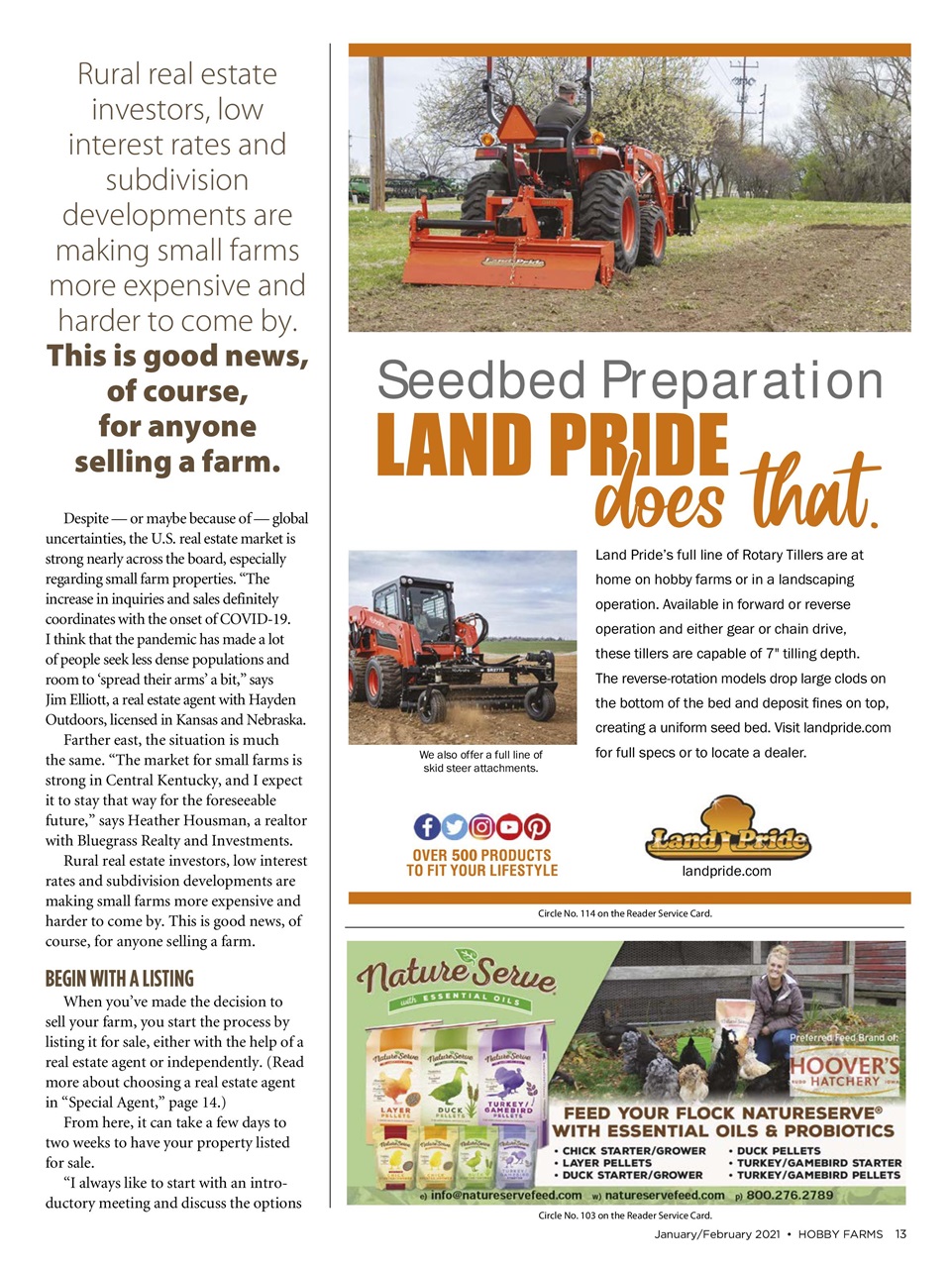Hobby Farms Magazine Preview Pages