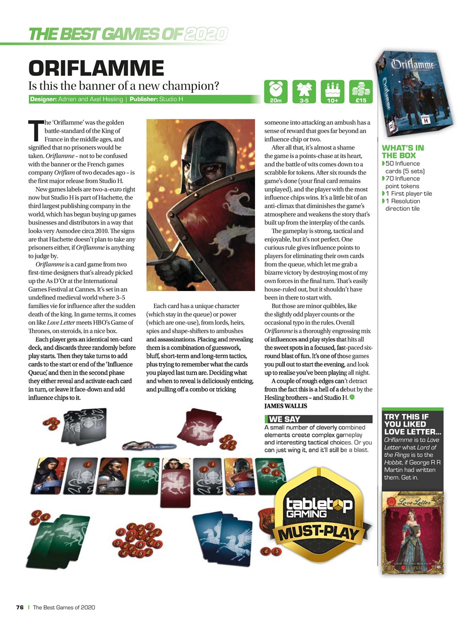 The Best Games Of… Preview Pages