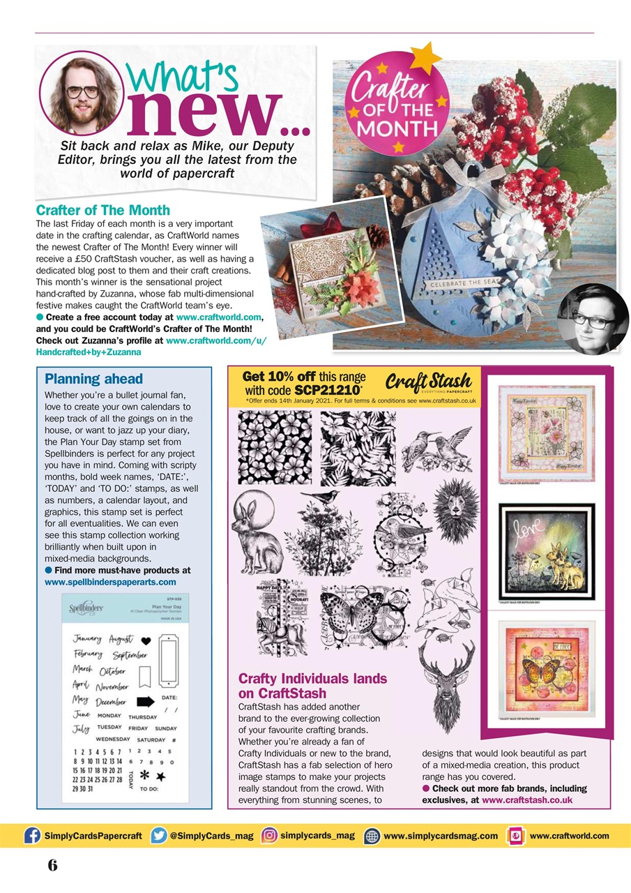 Simply Cards & Papercraft Preview Pages
