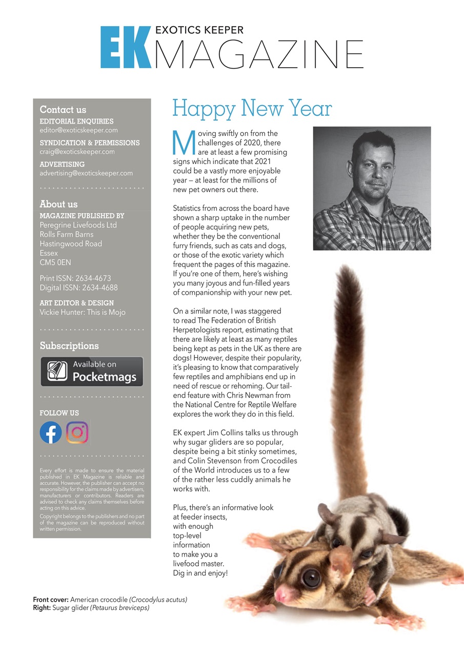 Exotics Keeper Preview Pages