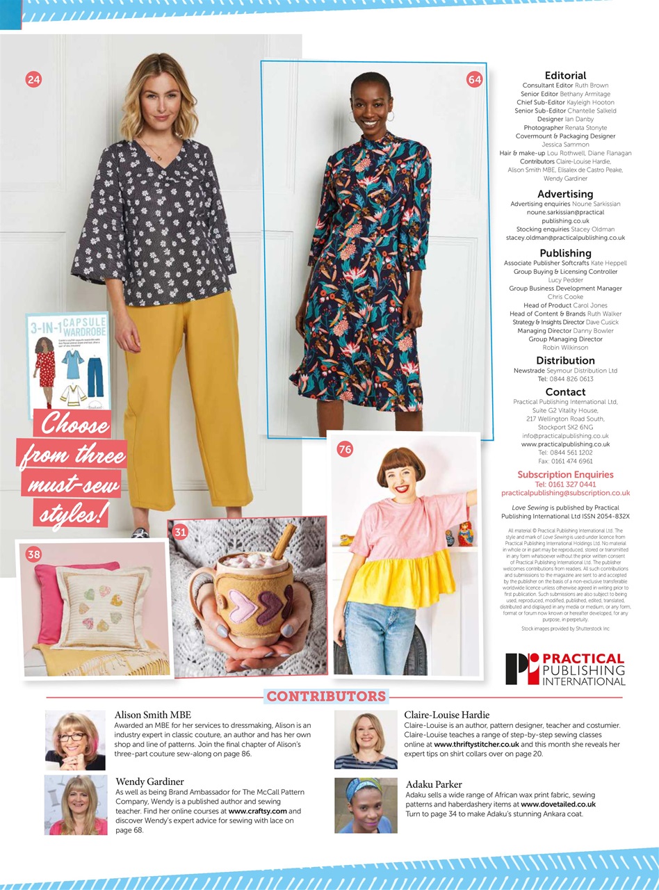 Love Sewing Preview Pages