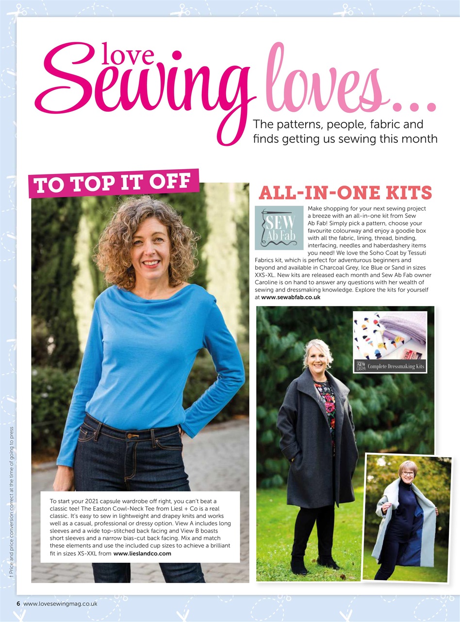 Love Sewing Preview Pages