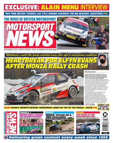Motorsport News issue 10th December 2020
