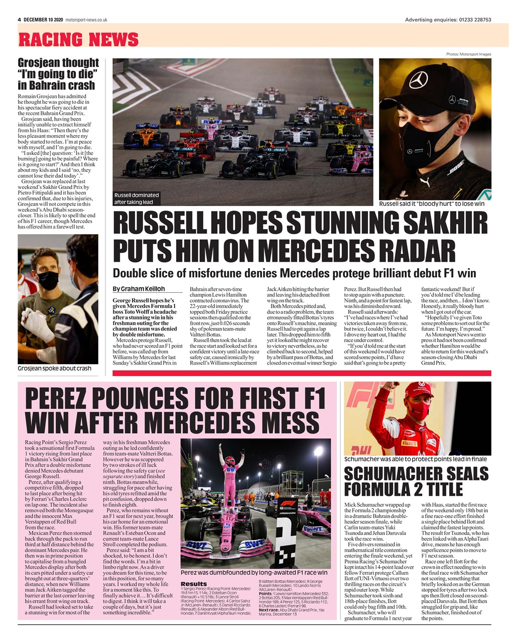 Motorsport News Preview Pages