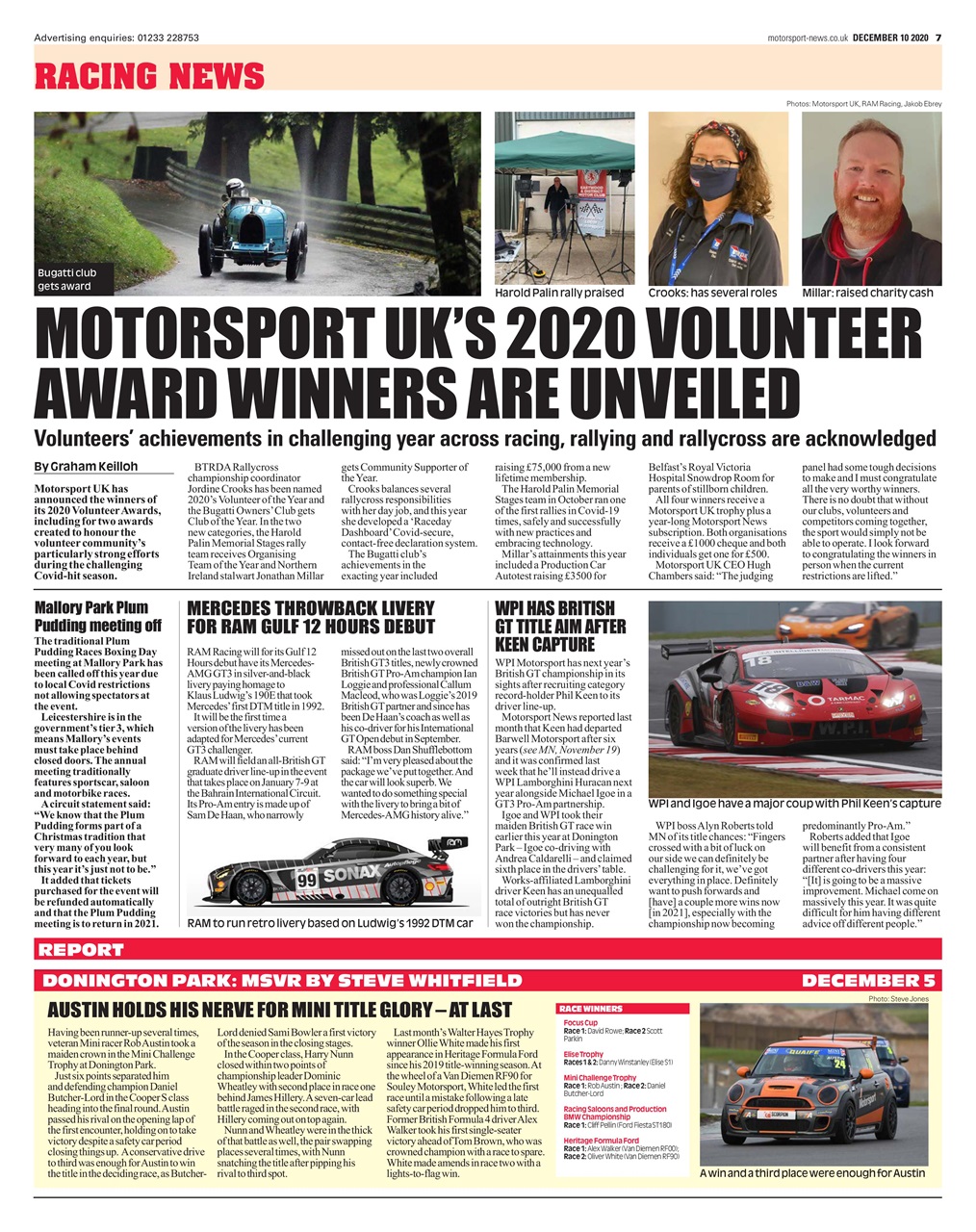 Motorsport News Preview Pages