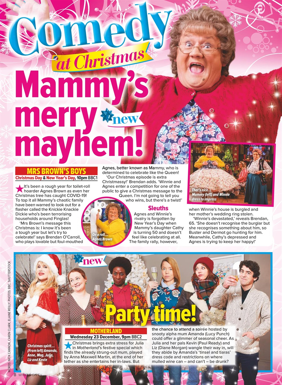 What's on TV Preview Pages