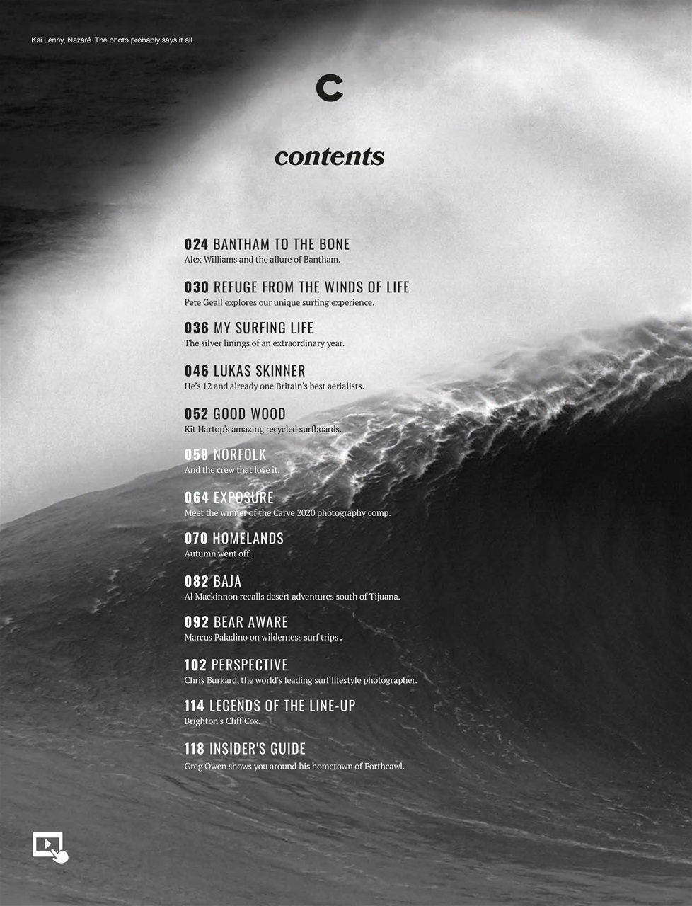 Carve Preview Pages