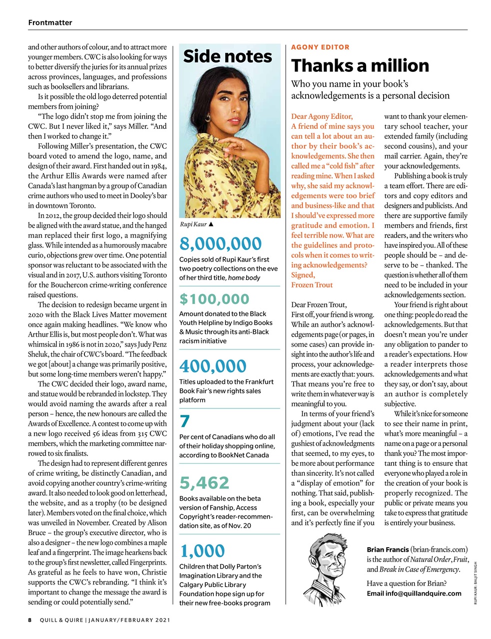 Quill & Quire Preview Pages