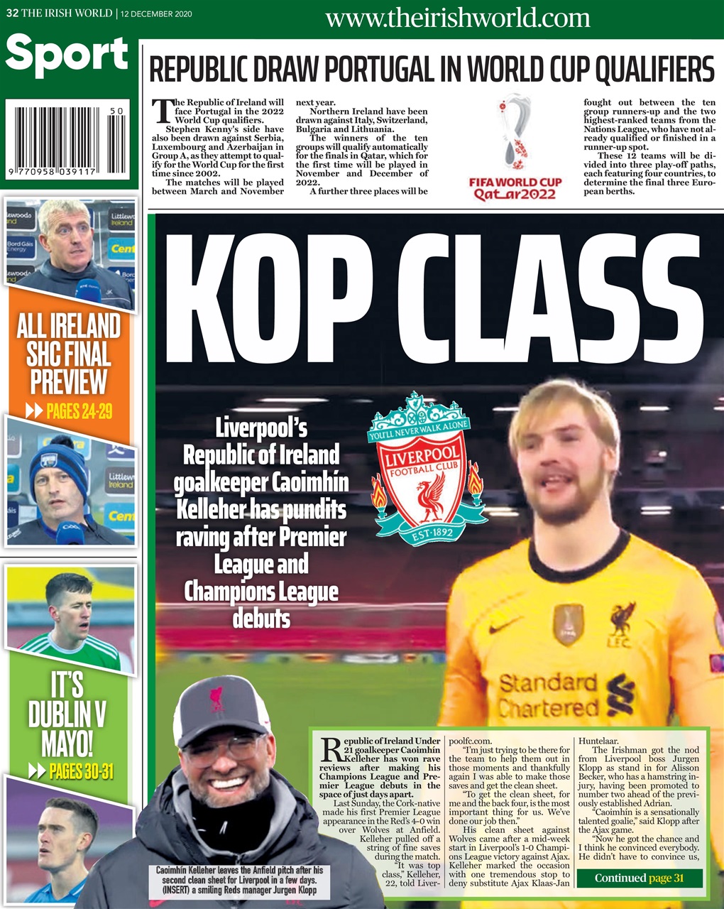 Irish World Preview Pages