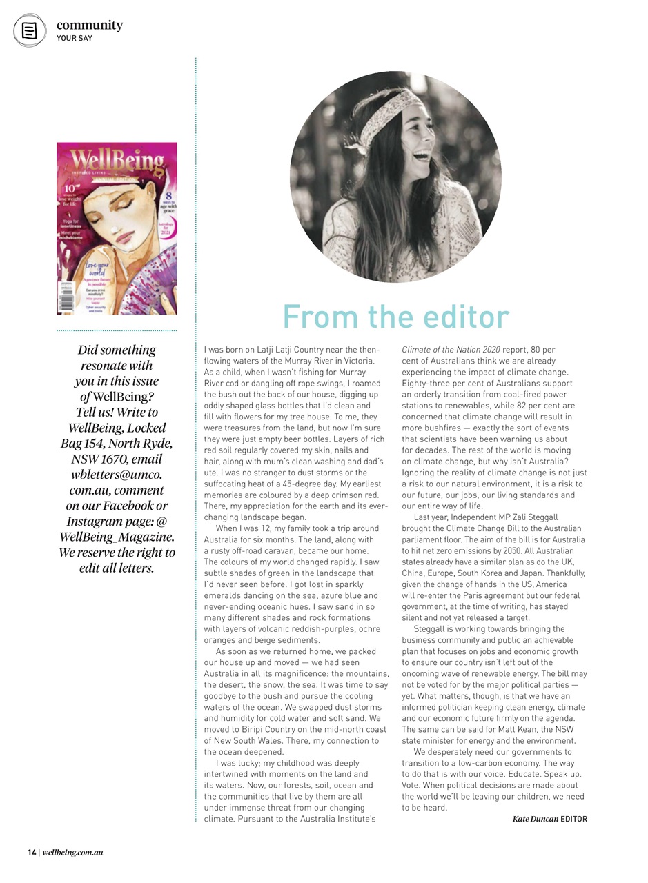 WellBeing Preview Pages