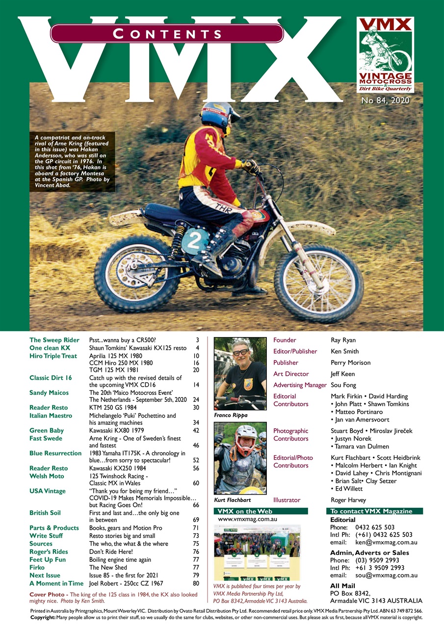 VMX Magazine Preview Pages