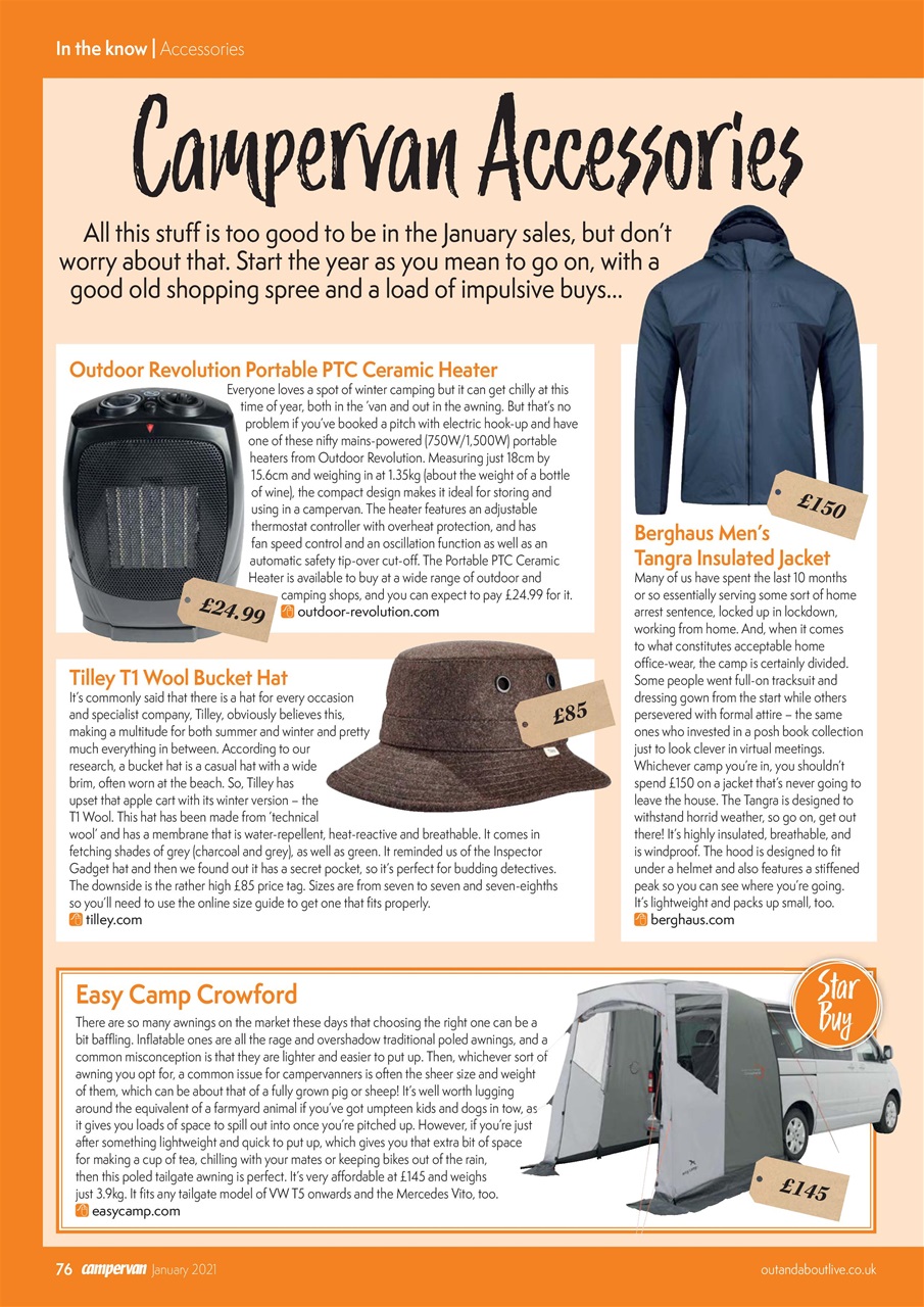 Campervan Preview Pages