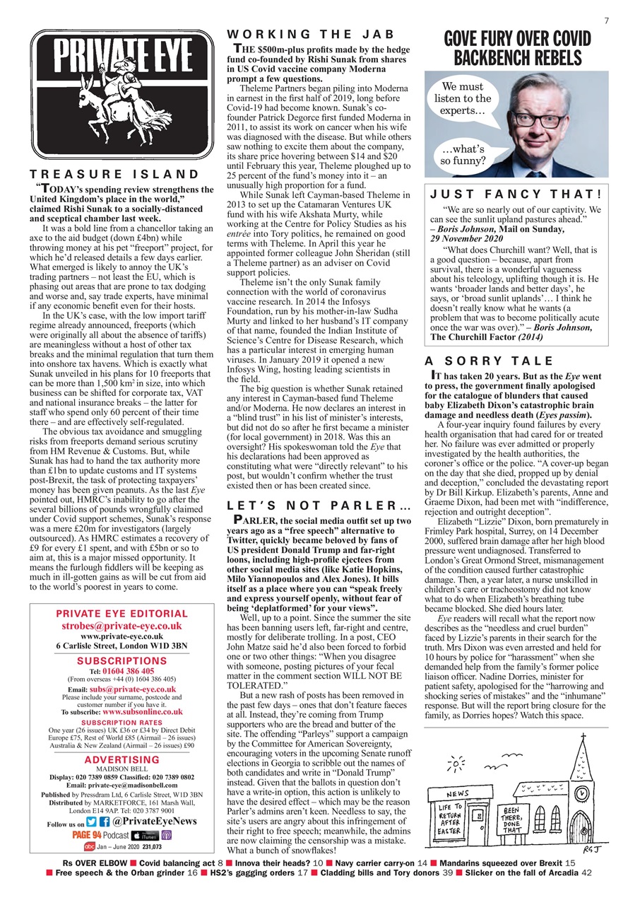 Private Eye Preview Pages