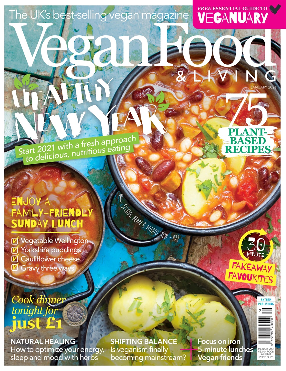 Vegan Food & Living Magazine Preview Pages