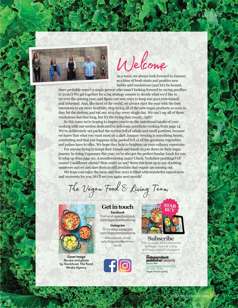 Vegan Food & Living Magazine Preview Pages