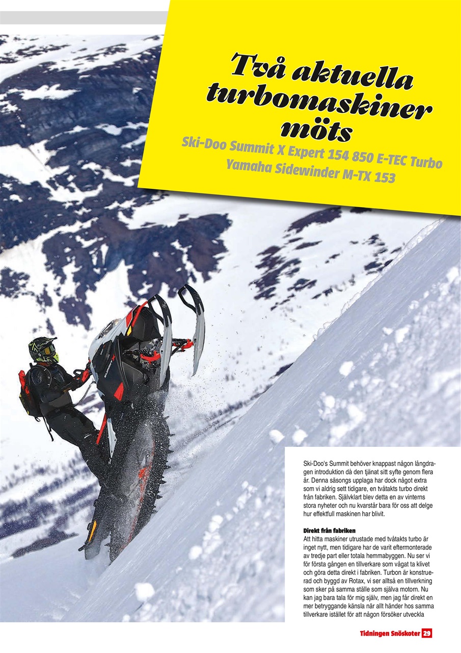 Tidningen Snöskoter Preview Pages