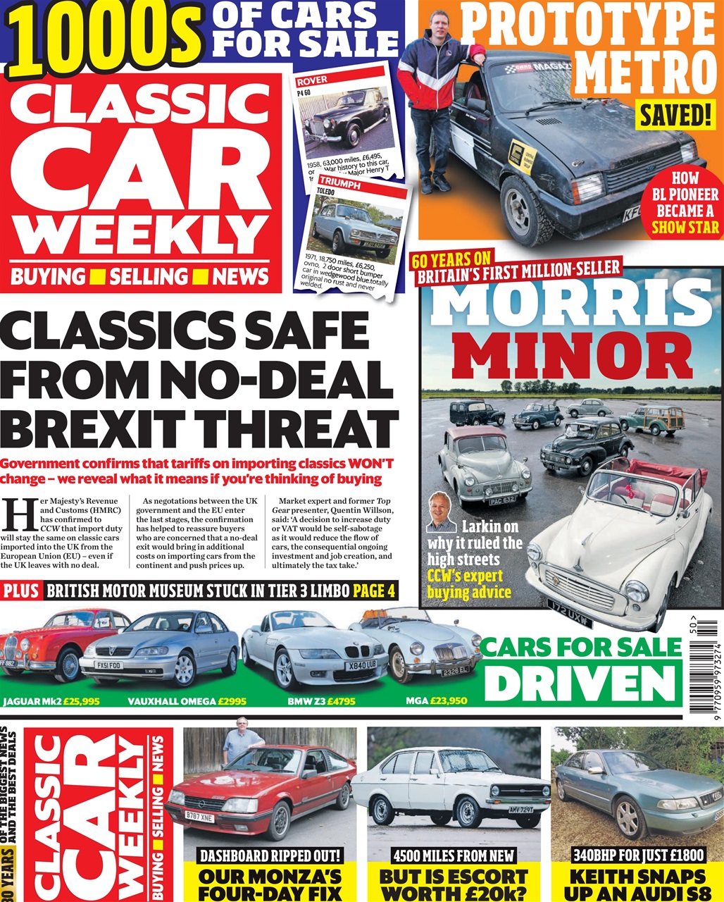 Classic Car Weekly Preview Pages