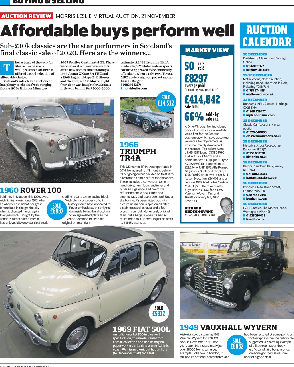 Classic Car Weekly Preview Pages