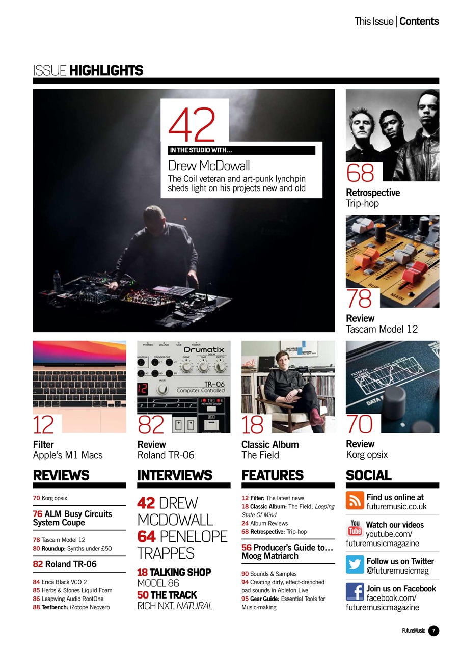 Future Music Preview Pages