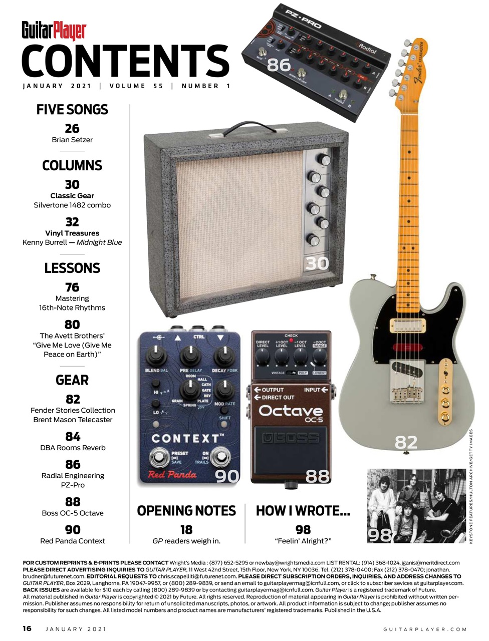 Guitar Player Preview Pages