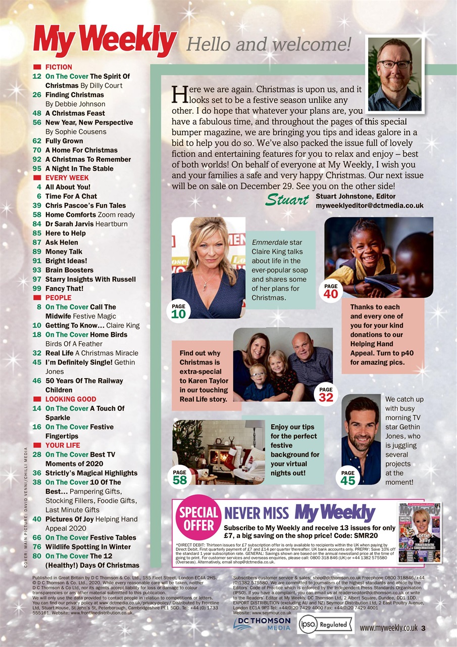 My Weekly Preview Pages