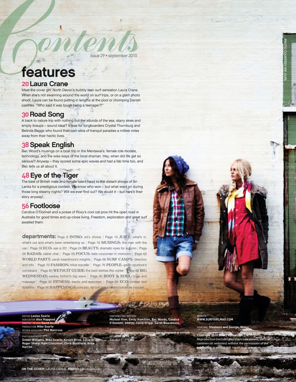 SurfGirl Magazine Preview Pages